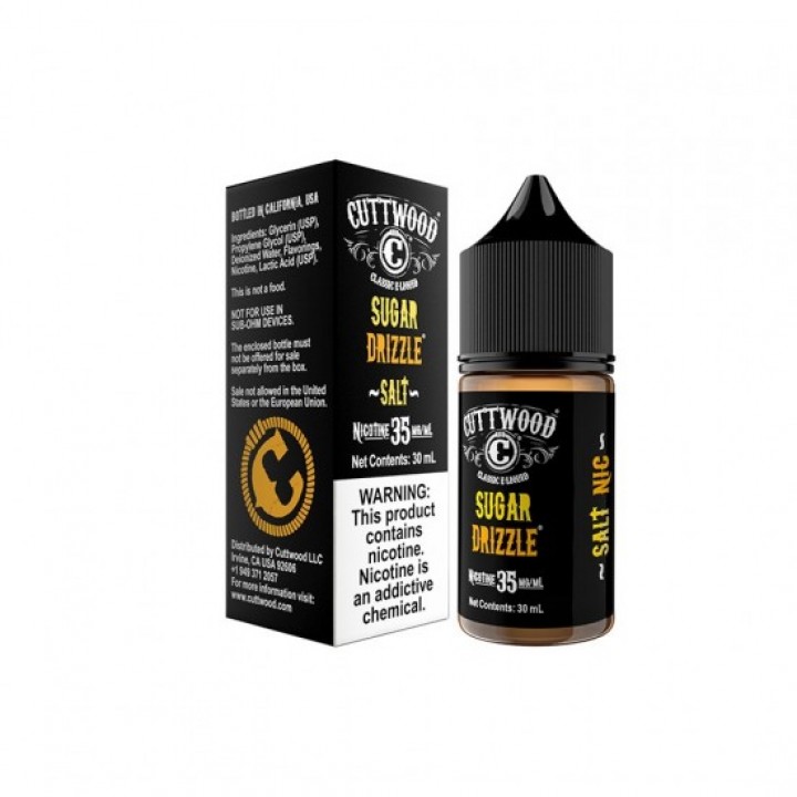 CuttWood Sugar Drizzle 30ml Premium Salt Likit