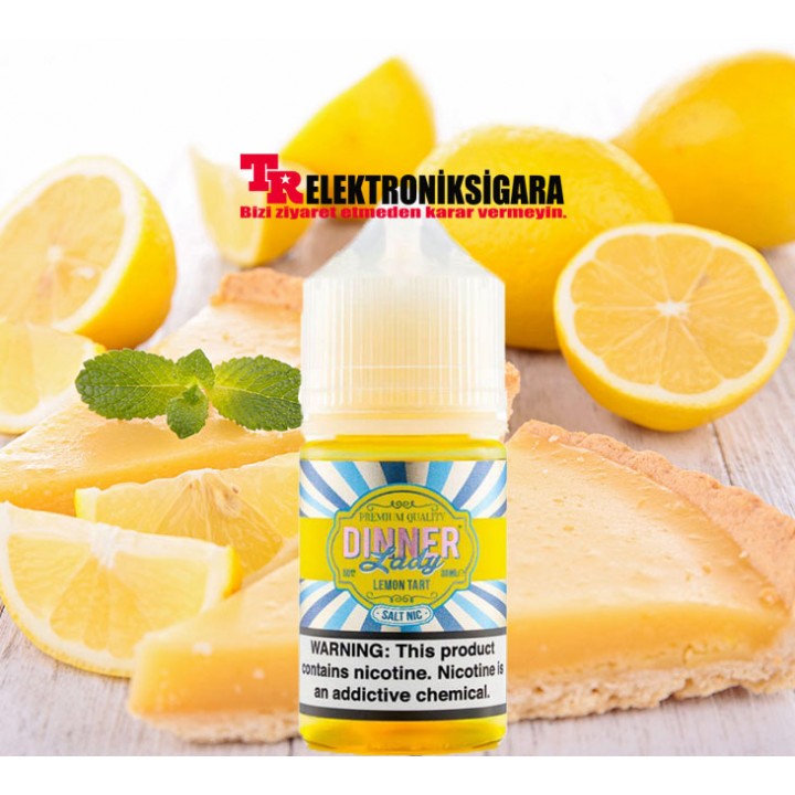 Dinner Lady Lemon Tart 30ML Premium Salt Likit